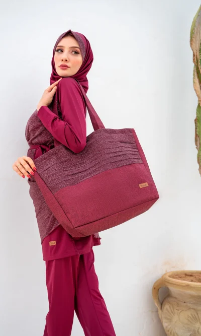 Sac De Plage Chic Bordeaux IZAR
