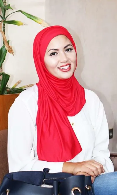 Hijab Sans Épingles Rouge