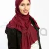 Foulard Jersey Coton Bordeaux