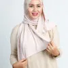 Foulard Jersey Coton Beige