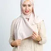foulard viscose beige