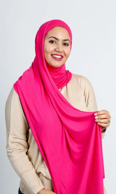 Hijab Sans Épingles Fuchsia