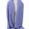 Foulard Chiffon Bleu Acier