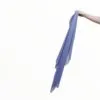 foulard crêpe Bleu acier