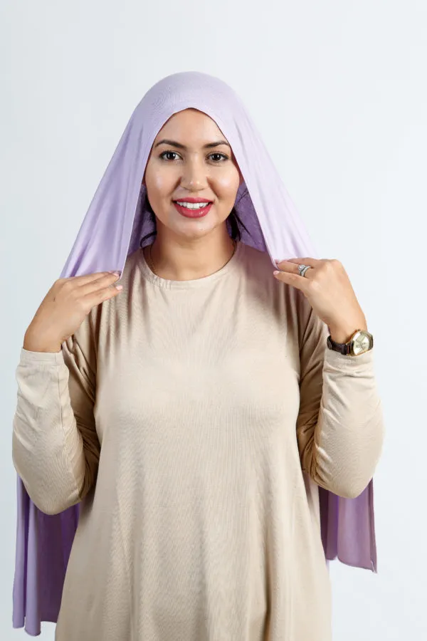 Grand foulard viscose Lavande