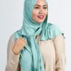 Hijab Jersey Cotton Opaline Green