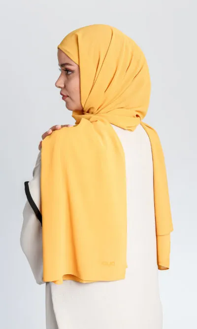 Foulard Avec Bonnet intégré Moutarde Instant Hijab