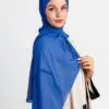 Foulard Avec Bonnet intégré Bleu Roi Instant Hijab