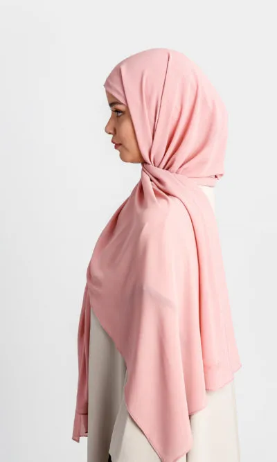 Foulard Avec Bonnet intégré Rose Instant Hijab