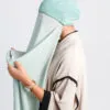 instant hijab vert d'eau