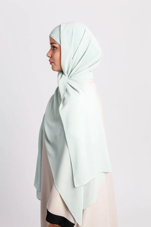 instant hijab vert d'eau