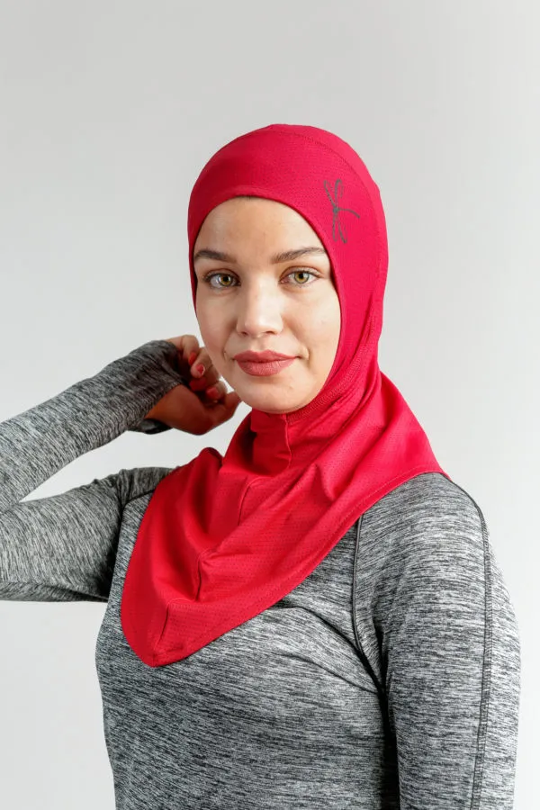 Maya sport hijab Rouge bordeaux