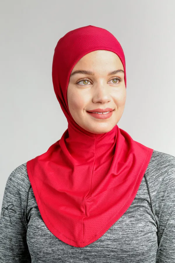 Maya sport hijab Rouge bordeaux
