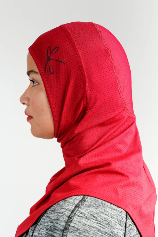 Maya sport hijab Rouge bordeaux