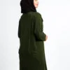 Pull ample Maya Vert militaire