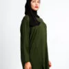 Pull ample Maya Vert militaire