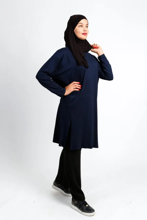 Pull ample Maya Bleu marine