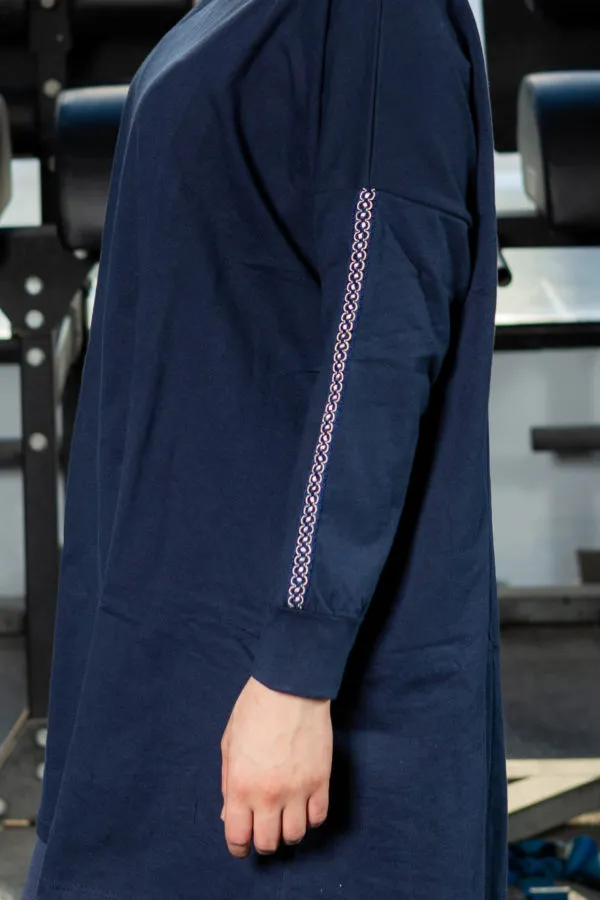 Pull attitude Bleu marine