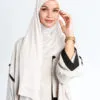 Hijab à Enfiler Jersey Blanc Wrap & Go