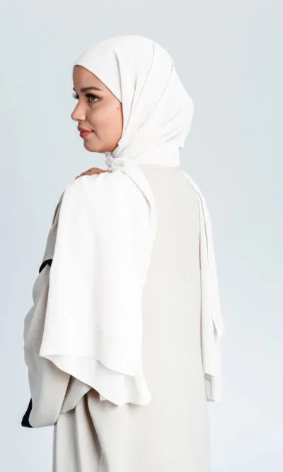 Foulard Avec Bonnet intégré Blanc Instant Hijab