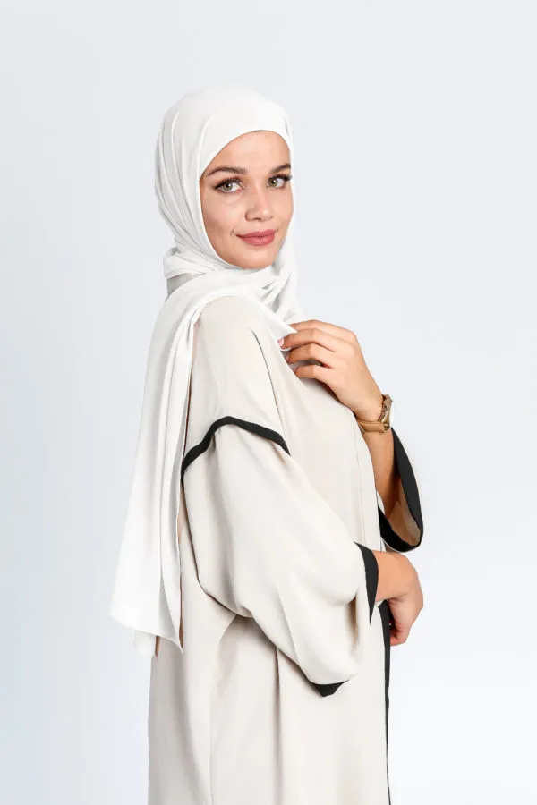instant hijab Blanc cassé