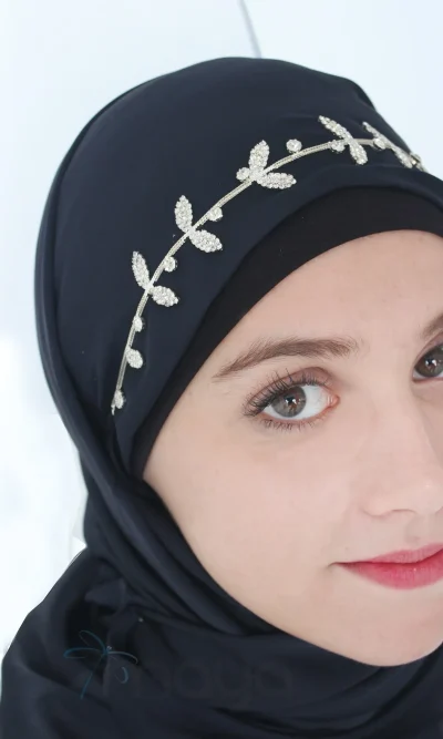 Evening Hijab Accessory Silver