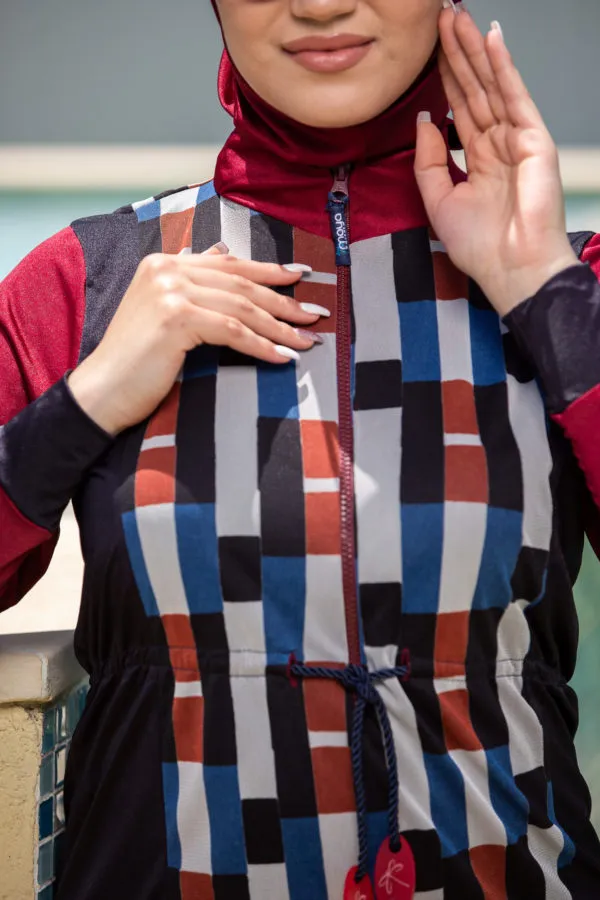 Maillot Burgundy Réglisse