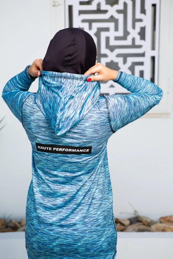 Pull de sport Haute performance Bleu