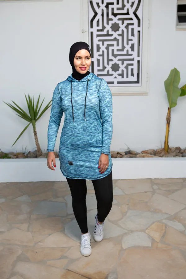 Pull de sport Haute performance Bleu