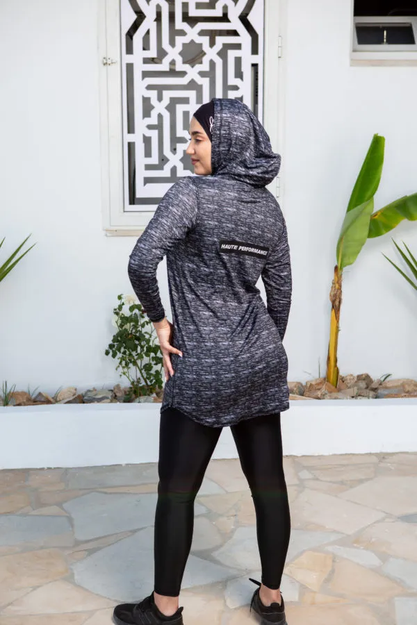 Pull de sport Haute performance Noir