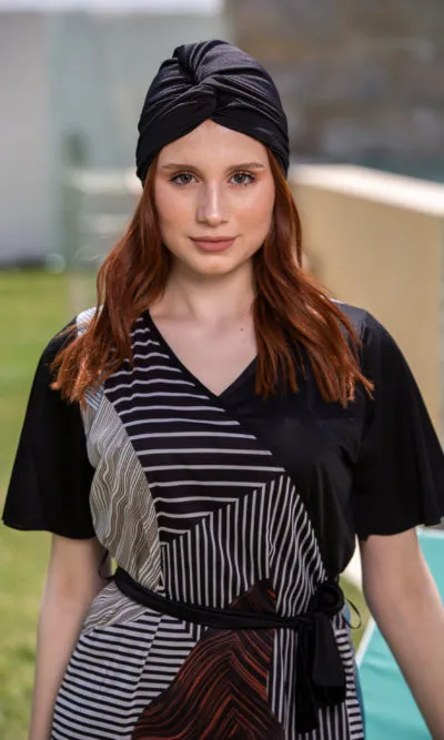 Turban de Natation Noir