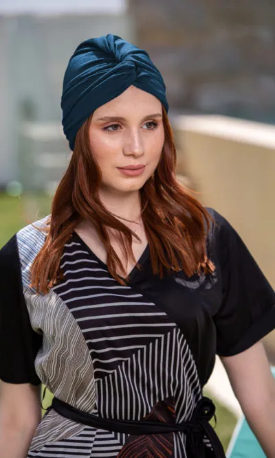 Turban de Natation Vert Foncé