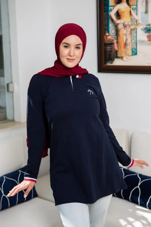 Polo Maya Bleu Marine