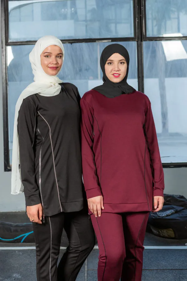 Jogging wellness Burgundy