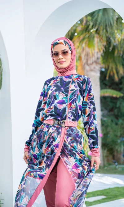 Burkini Maillot de Bain Rose - Yucca