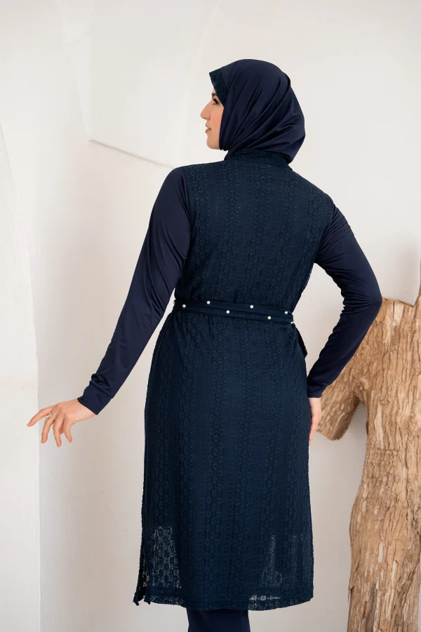 Maillot de Bain Femme voilée Bleu