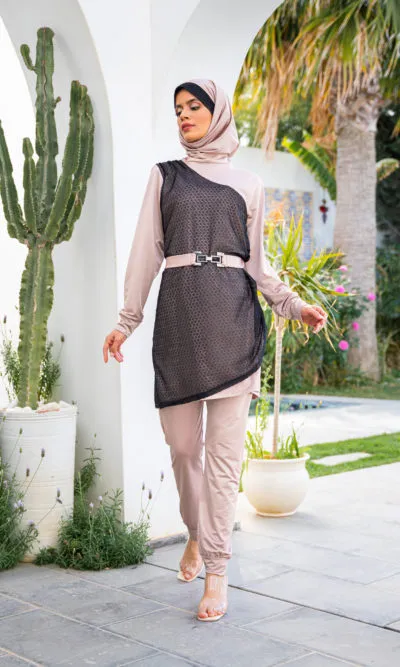 Maillot de Bain Femme Musulmane lys