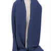 Foulard Chiffon Bleu Marine
