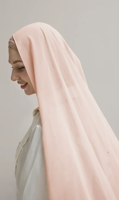 Foulard Chiffon Corail