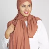 Hijab Jersey Cotton Terracotta