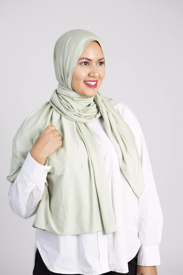 Hijab Cotton Jersey Green