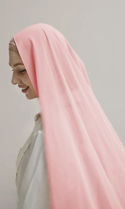 Foulard Chiffon Rose