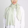 Hijab Cotton Jersey Pastel Green