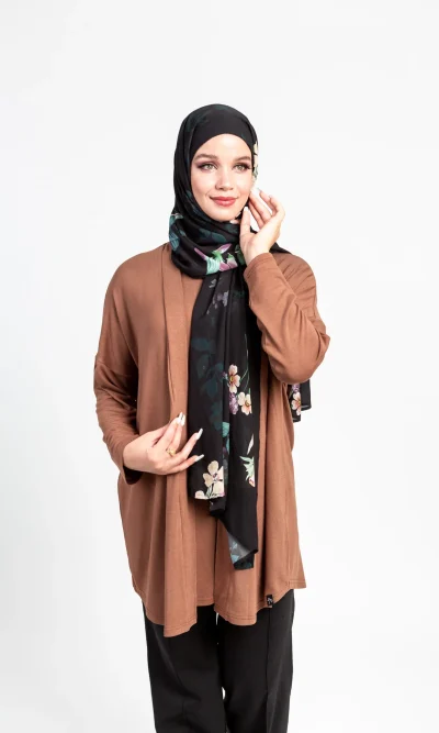 Cardigan Shirt Brown