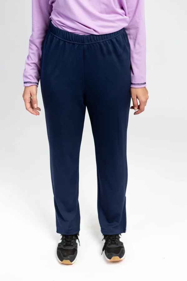 Pantalon Bleu Zip Cheville