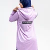 Pull de Sport Avec Capuche Mauve