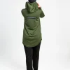 Pull de a Capuche Vert Haute Performance