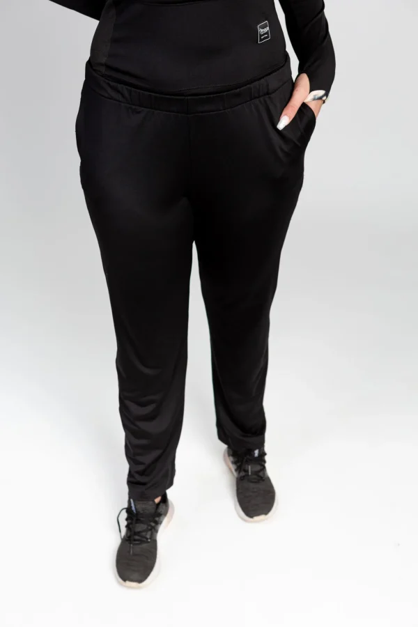 Pantalon Large Noir de Sport