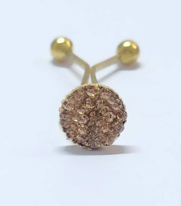 Pince Foulard Soirée doré