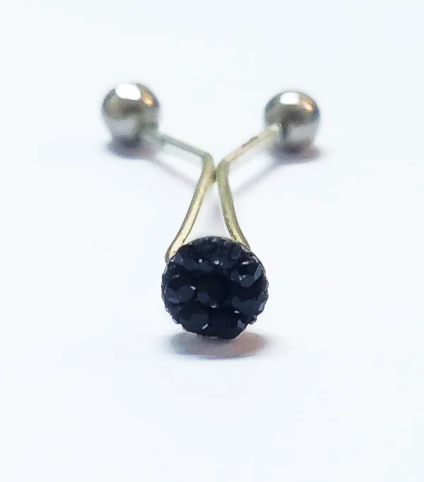 Pince Foulard Soirée noir